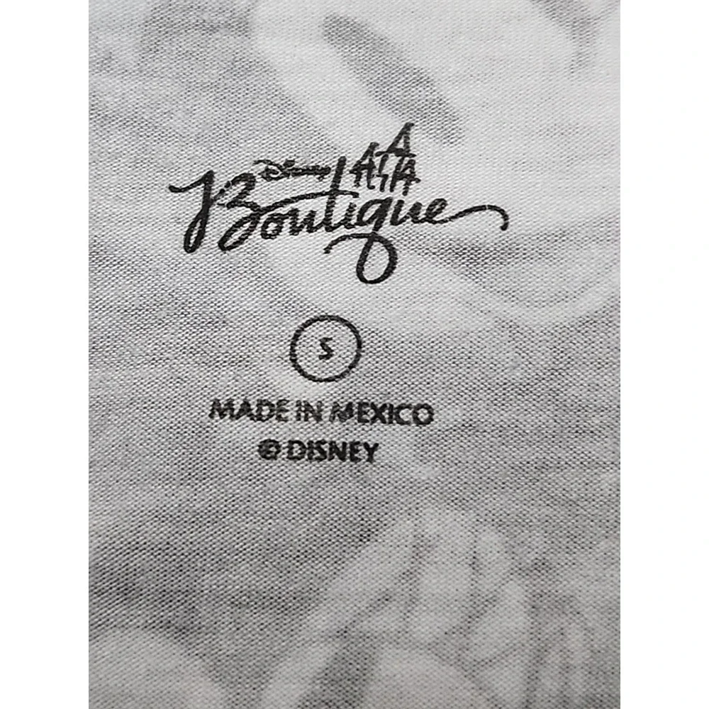 Disney Boutique Mickey Miney Dress Black Gray AOP Small Official - Picture 5 of 16